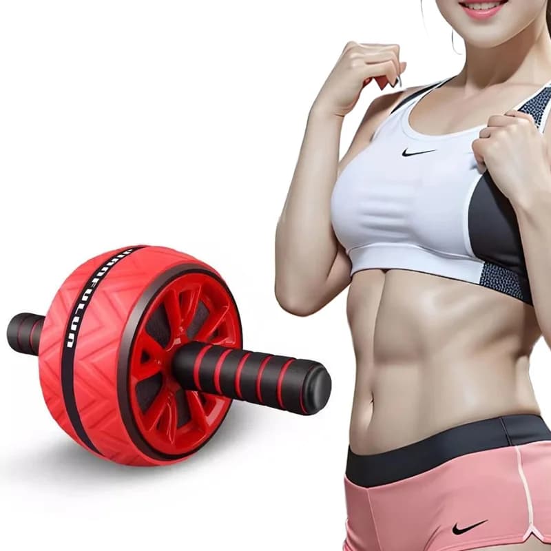 Home Universal Sport Ab Roller Wheel Large Training Non-slip Fitness Exercise Equipment Body Waist Gym Training Abdominal Trainer