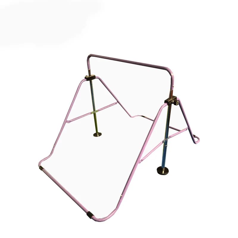 Foldable Horizontal Bar for Kids Gymnastics, Steel Interior Traction Equipment