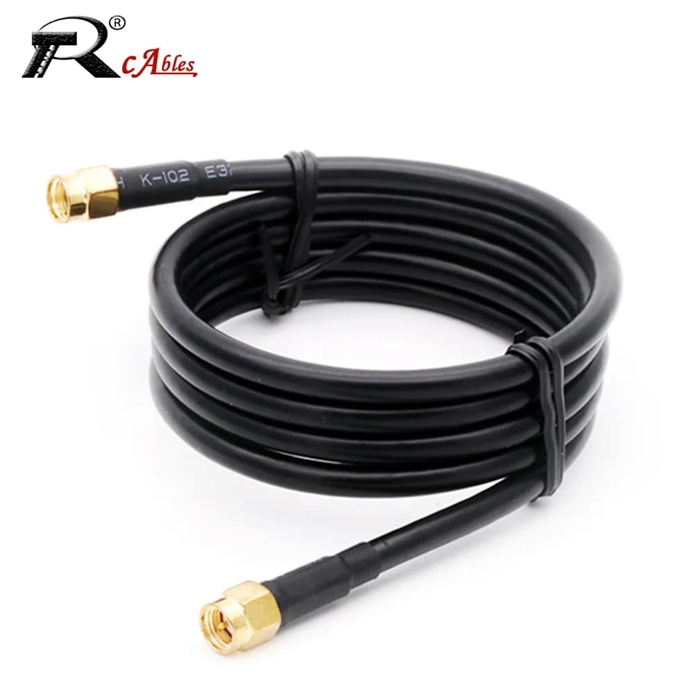 1PC SMA maschio a SMA maschio ad alta frequenza RG58 RF cavo coassiale 50ohm WiFi Antenna cavo di prolunga connettore adattatore Pigtail