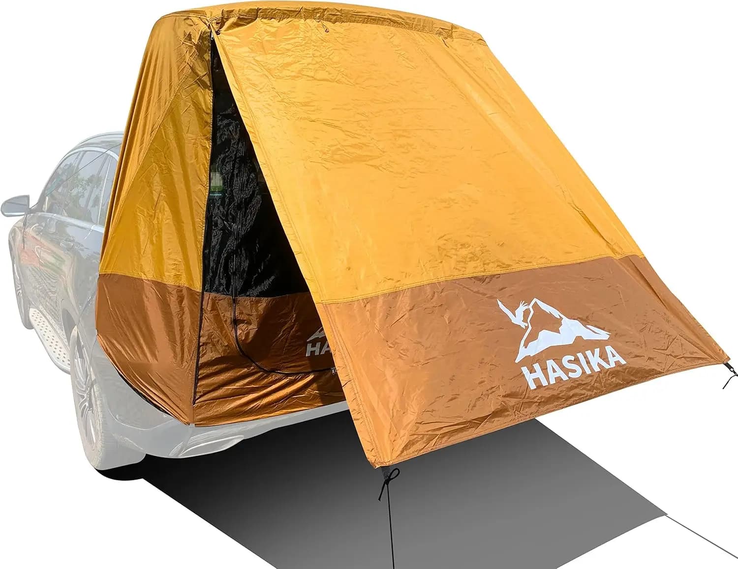 SUV Tailgate Tent - 2 Person Car Camping Awning, 3000mm Waterproof & UPF 50+, Portable Hatchback for Couples & Pet Owners, 2-Min Setup Road Trip Essential