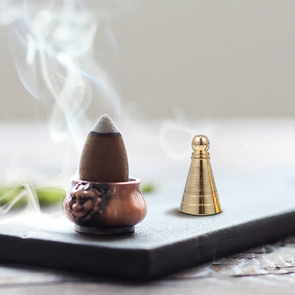 5Pcs Incense Molds Cone Stick Burner Holders for Handmade Mold Tools Aromatherapy Supplies Incense Powder Burner Kit