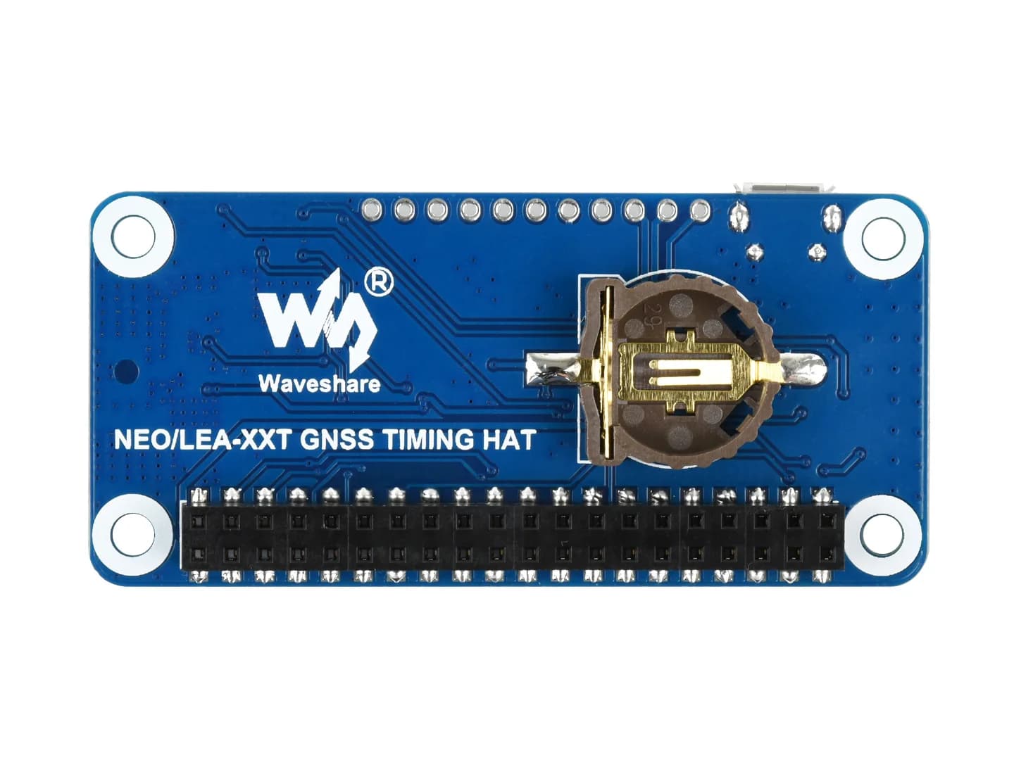 Waveshare NEO-M8T GNSS TIMING HAT per Raspberry Pi, Sincronizzazione a Singolo Satellite, Ricezione Concomitante di GPS, Beidou, Galileo, GLONASS