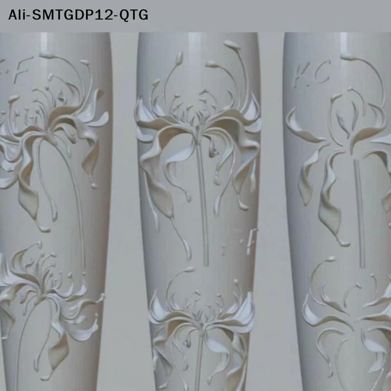 Stampo in Silicone 3D per Unghie con Motivo Floreale Lycoris Radiata, Stampo Trasparente per Manicure, Modelli di Liriche Rosse