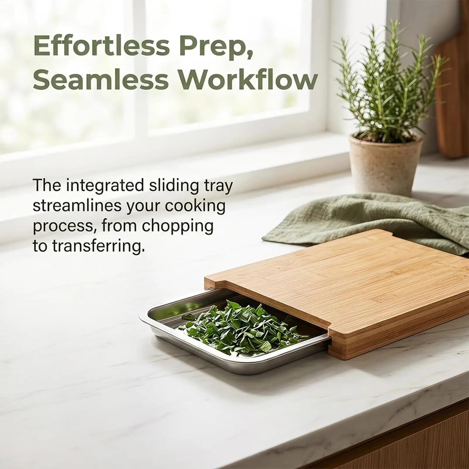 Cutting Boards For Kitchen Non-Slip Kitchen Serving Chopping Gadget Wood Cutting Board For Meat Steak Veggie Meal Food