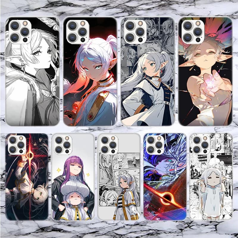Frieren Beyond Journeys End Soft Phone Case For iPhone 17 Air 16 16E 15 14 Plus 13 Mini 12 11 Pro Max X XR XS 7 8 + SE 2020 Patt
