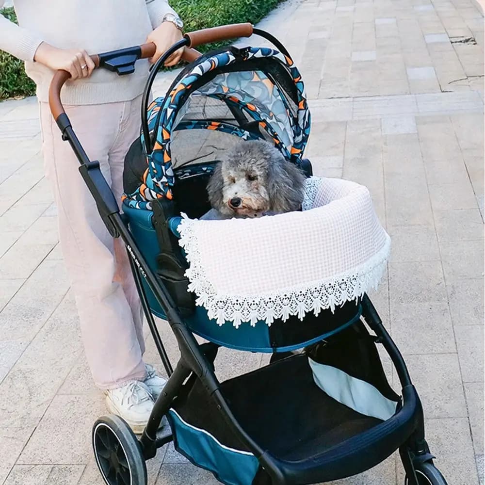 Comodo e Morbido Tappetino per Passeggino per Animali Domestici, Lavabile, Antimacchia, Cuscino per Auto per Cani, Antiscivolo, Traspirante, Tappetino Interno per Gatti