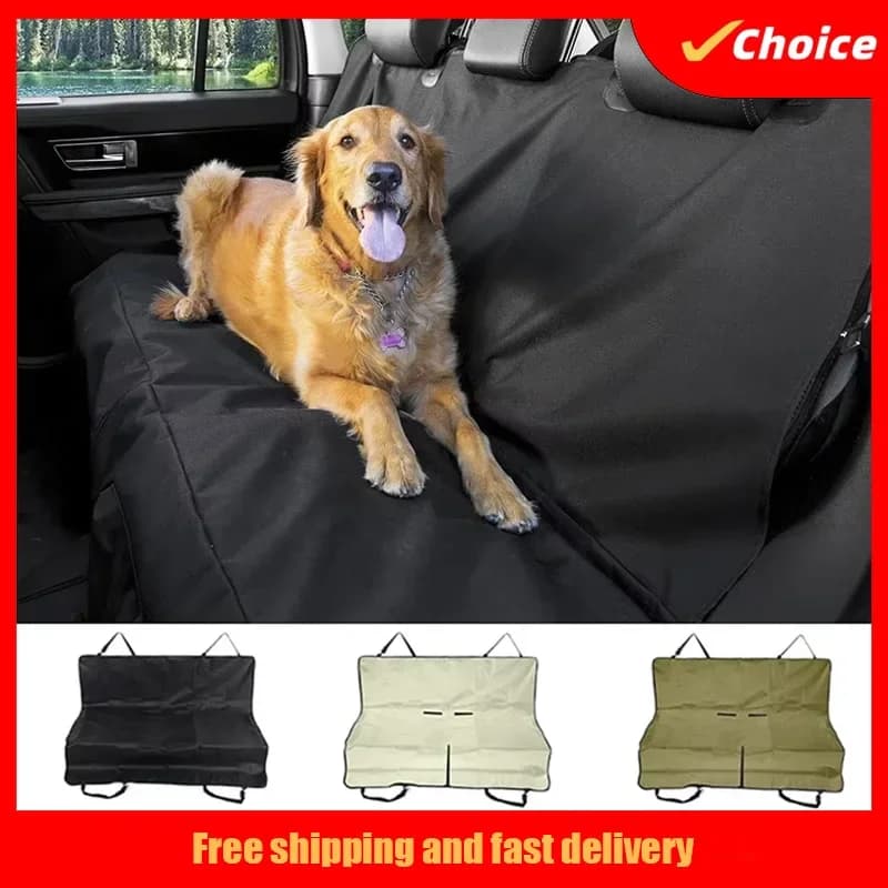Coprisedile per auto per cani in tessuto Oxford impermeabile 600D Pet Travel Dog Carrier Tappetino per bagagliaio per auto SUV Cargo Liner per cani
