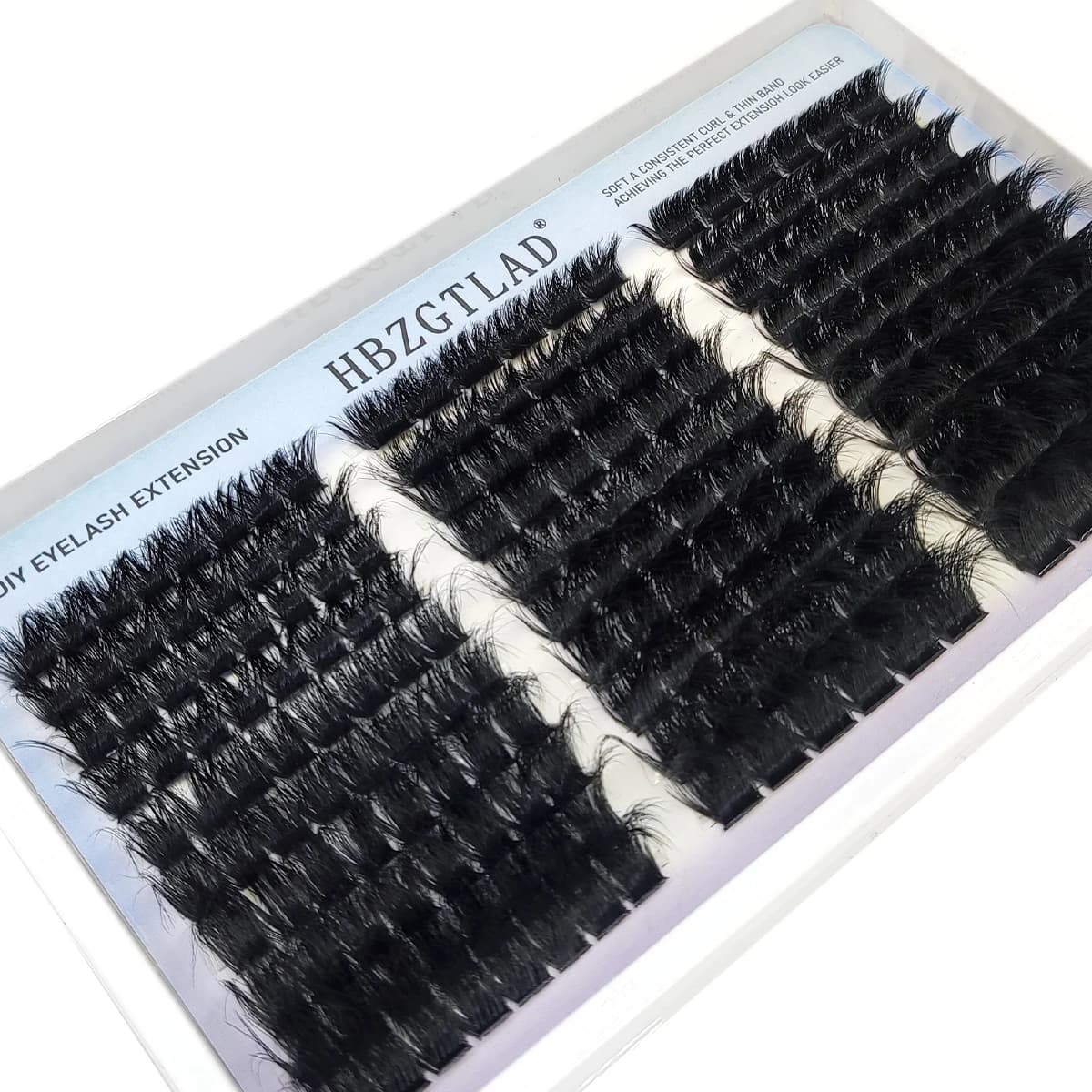 AMSDCN 30Row 60D-300D 8D Fluffy Thick Lashes Clusters 8-18mmMix Wispy Individual Lashes Extensions Clusters DIY Makeup False
