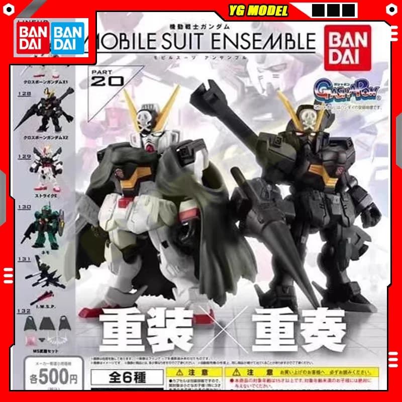 Bandai Gundam Action Figures Modello Nemo Crossbone Gundam X-1 Gashapon Ball MSE20 Versione ENSENBLE Genuino Capsula Giocattoli Originale