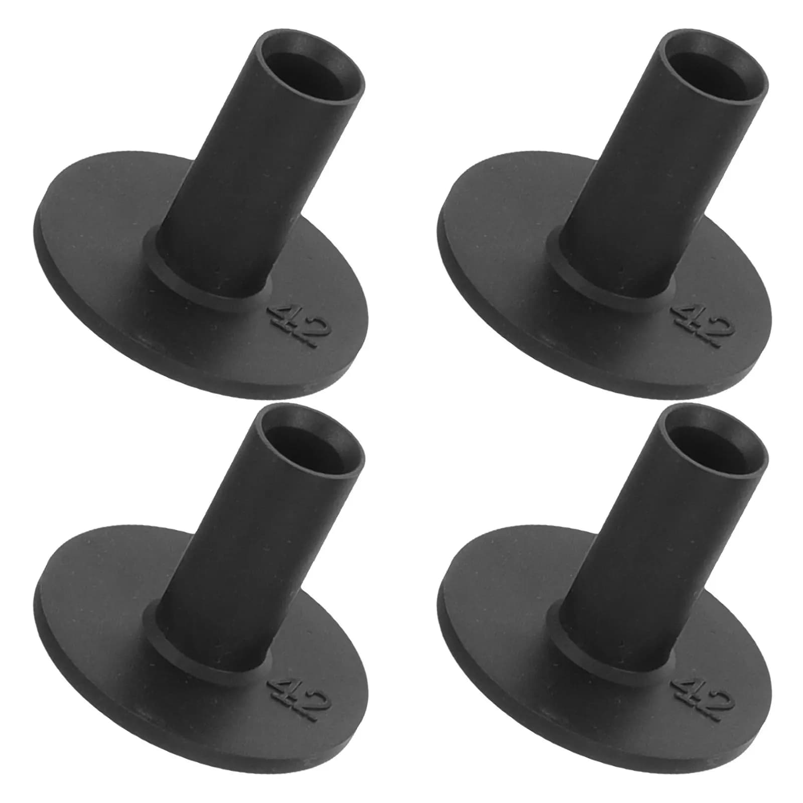 Kit di 4 Supporti per Palline da Golf in Gomma, Tee in Silicone Infrangibili, Accessori per Allenamento e Pratica sul Green