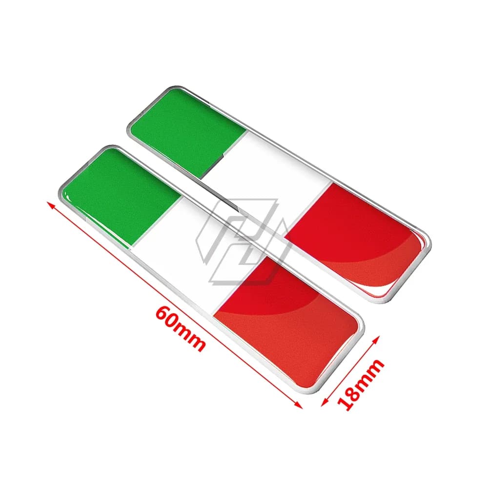adesivo Italia in resina 3D adatto per decalcomanie Italia per auto moto AVT bici per PIAGGIO VESPA