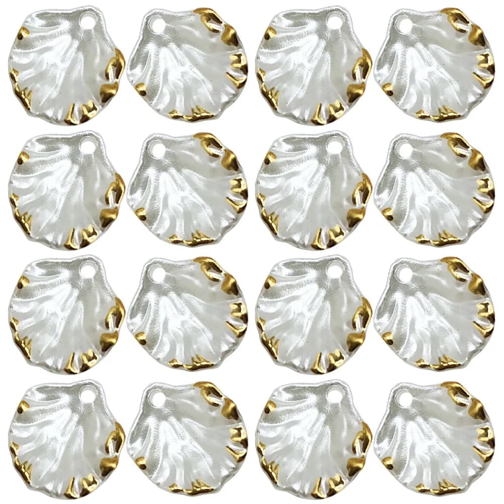 100Pcs Delicate Flower Petal Charms Pre Drilled Hole for Jewelry Making Earring Necklace Bracelet DIY Craft Supplies Bulk