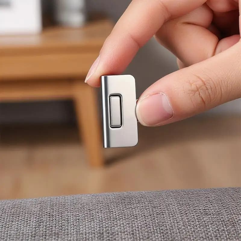 Strong Magnetic Curtain Closure Clips 10pcs Nail Free Blackout Drapery Holders for Bedroom Window Use