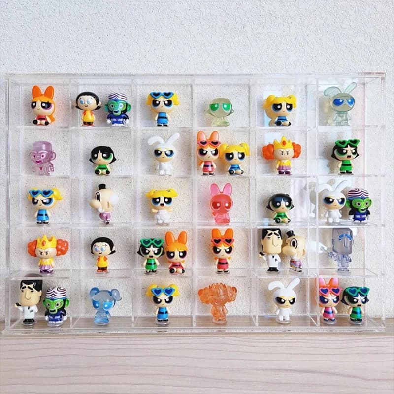 Autentico The Powerpuff Girls Mini Bean Blind Bag Blind Box, Grazioso Mini Giocattolo Artigianale Trendy da Collezione