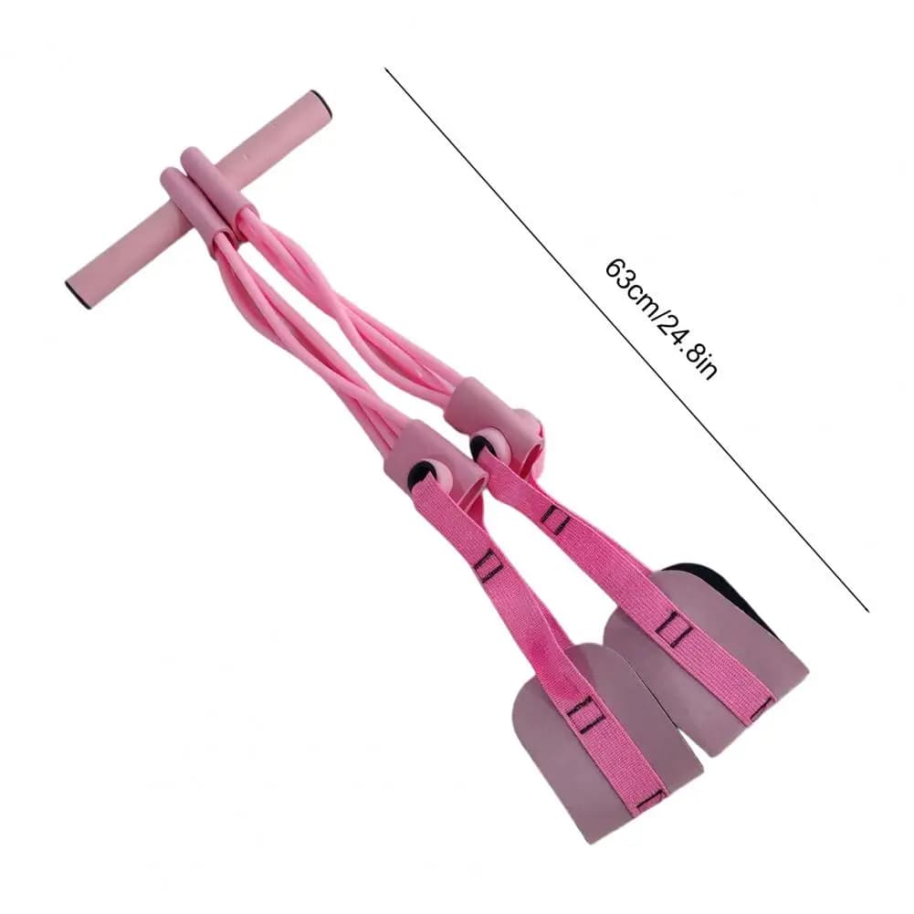 Resistance Band with Pedal for Sit-up, Elastic Corda 4/8 Pipes with Handles, Elastic Fax for Yoga and Sit-up for Men
