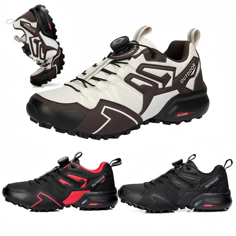 Men's Outdoor Trekking Shoes, Cycling Footwear, Jogging Training Shoes, Wear Resistant Non-slip Sports Shoes