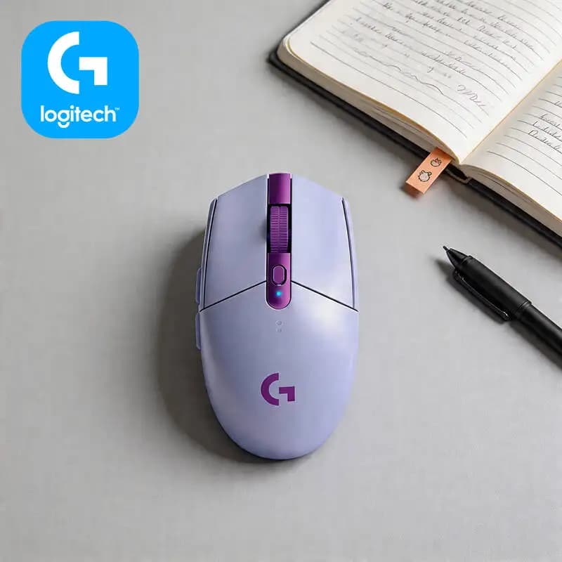 Gaming Mouse Logitech G305 Wireless, 1ms Response, 12000 DPI HERO, 6 Programmable Buttons, 250hr Battery, 99g, PC Mac