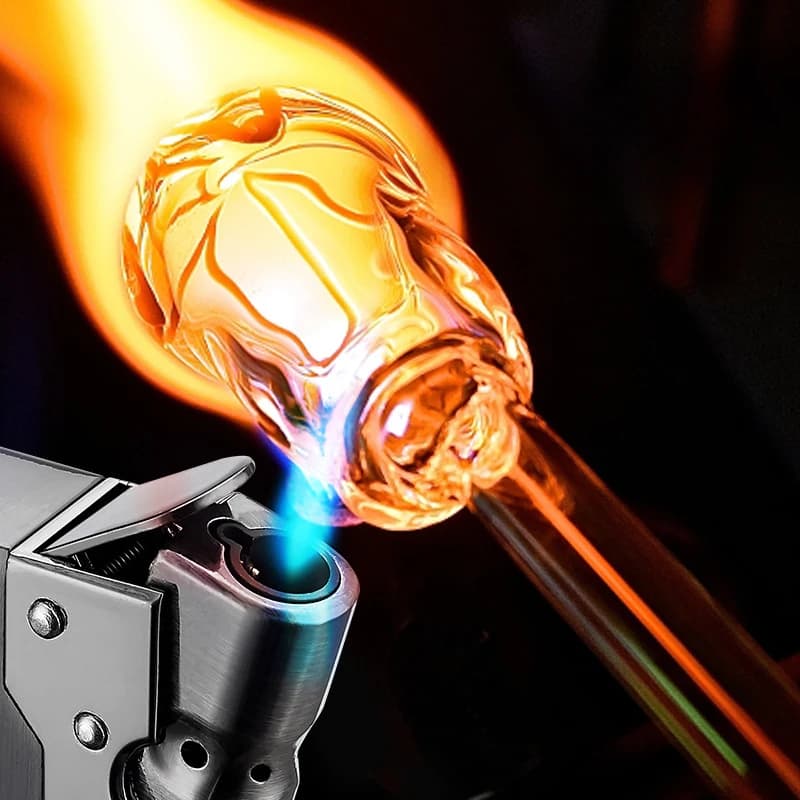 2026 New High Quality Portable Metal Windproof Cigar Lighter Classic Men's Business High-end Gift Cigarette Accessory