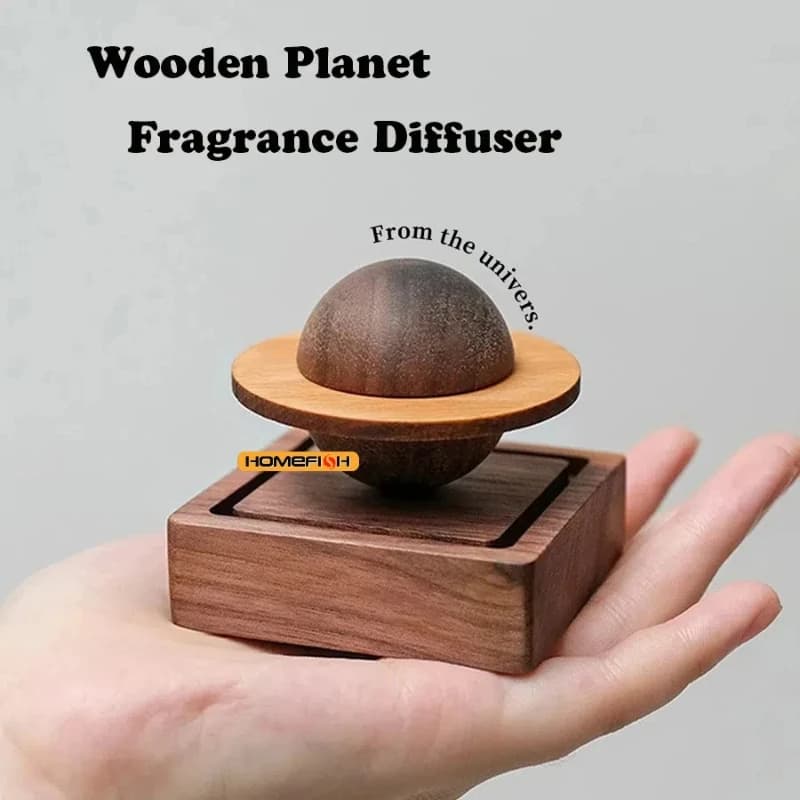 1 pz Diffusore Profumo di Legno Nessun Diffusore di Olio Essenziale Forma di Giove Decorazione Aria Fresca Presente Per Un Amico Dormitorio Elementi Essenziali