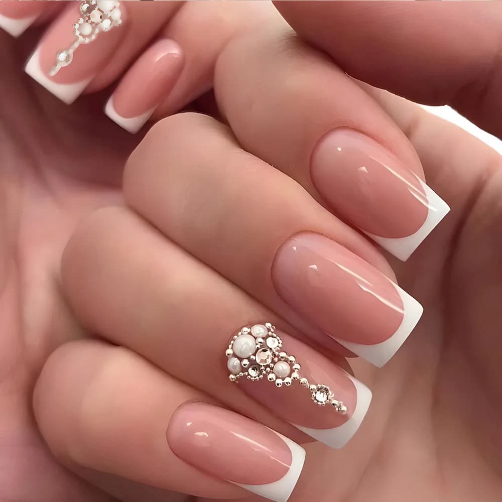 Nuove Punte per Nail Art in Stile Minimalista Europeo e Americano 2026, 24 Pezzi, Nail Art Fatta a Mano