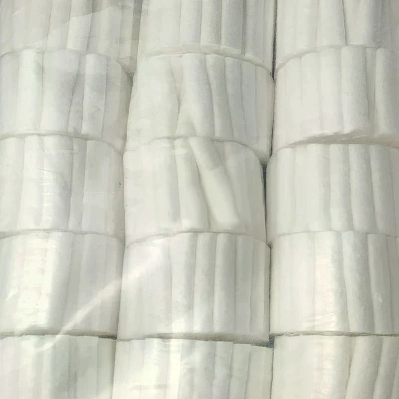 Hemostatic Cotton Roll High Absorbent Dental 1.0*3.8cm Dental Cotton Roll Absorbent Cotton Roll Moisture Proof Cotton Roll