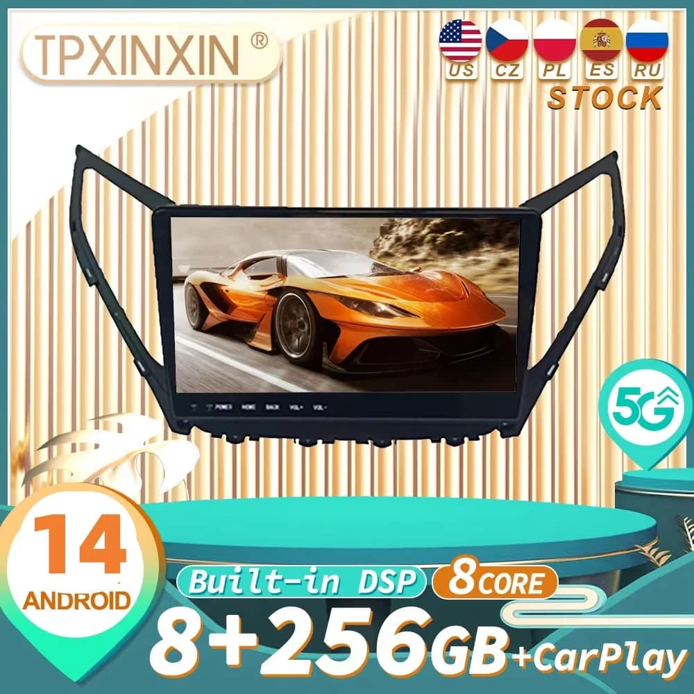 9 inch For Hyundai Azera 2014 2015 Android Auto Carplay Car Radio Stereo Automotive Multimedia Player GPS Navigation Head Unit