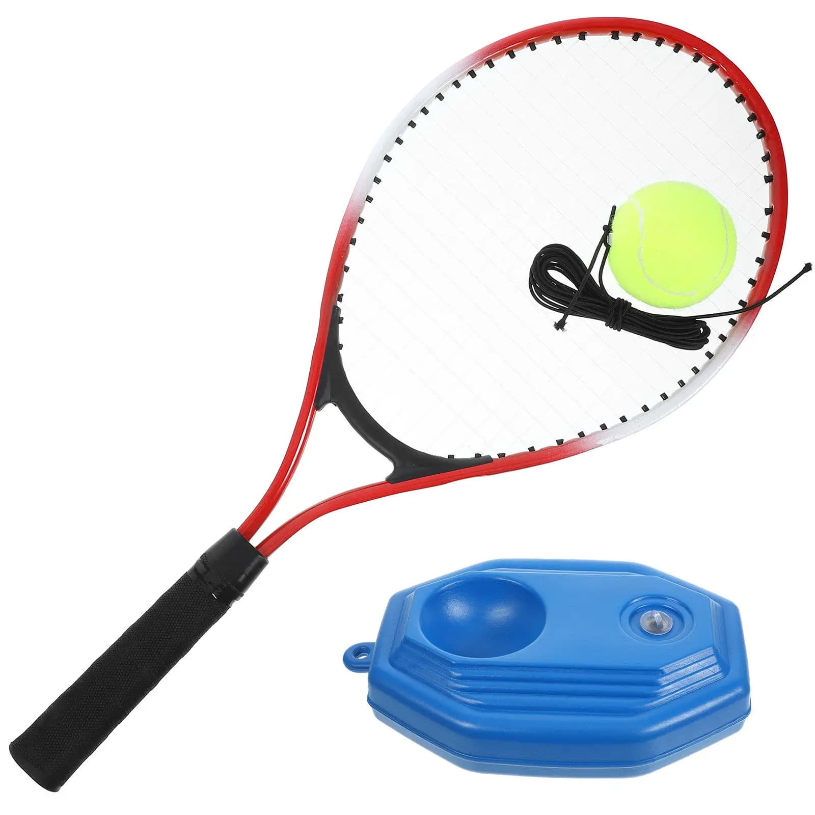 Set di Attrezzature per Allenamento Tennis, Kit di Rimbalzo per Palline da Tennis per Principianti, Trainer Sportivo per Rimbalzo