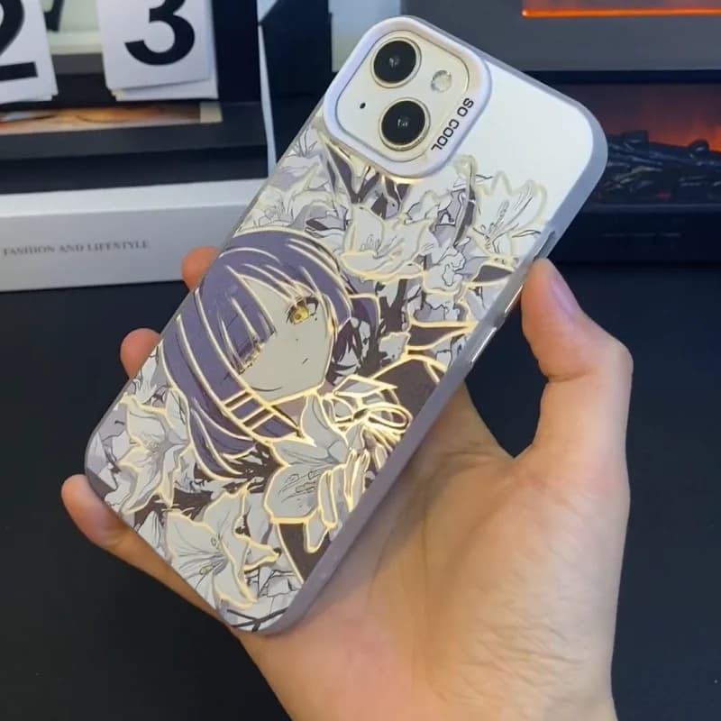 Custodia per telefono Yamada Ryo per ragazza carina per iPhone 11 12 13 14 15 16 17 Pro Max Plus XR mini Air Bocchi The Rock! Copertina per ragazze di fiori