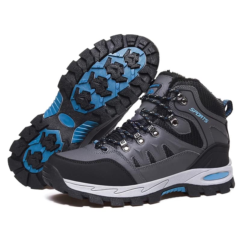 Unisex Plus‑Size High‑Top Hiking Boots, Non‑Slip Wear Resistant Outdoor Camping Mountain Trekking Shoes for Couples