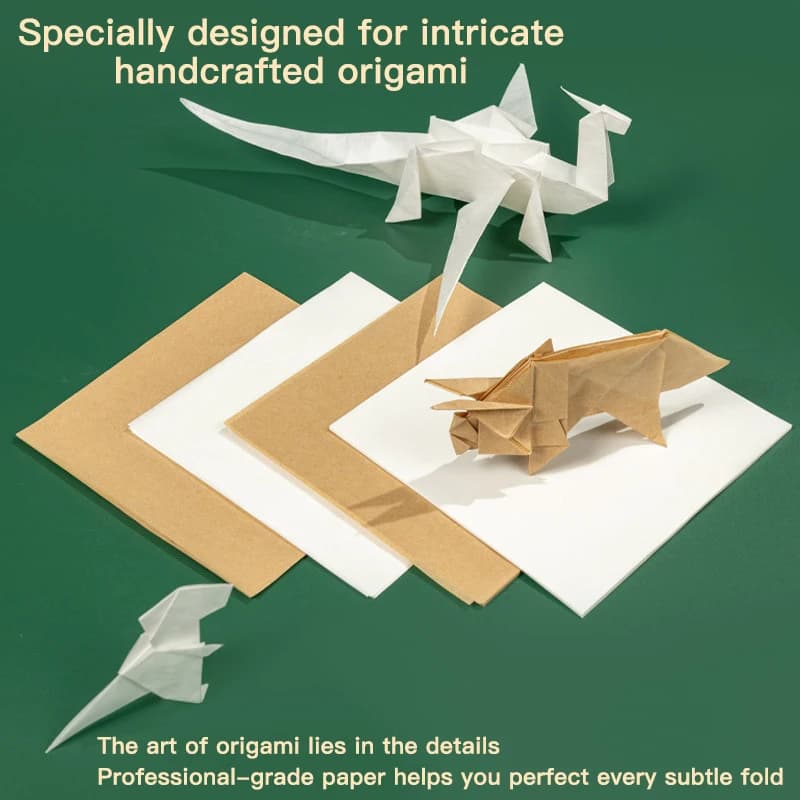 15/25/35 cm A4 Kraft Paper Square Origami Paper Double Sides Folding Paper Multicolor Kids Handmade DIY Scrapbooking Craft Decor