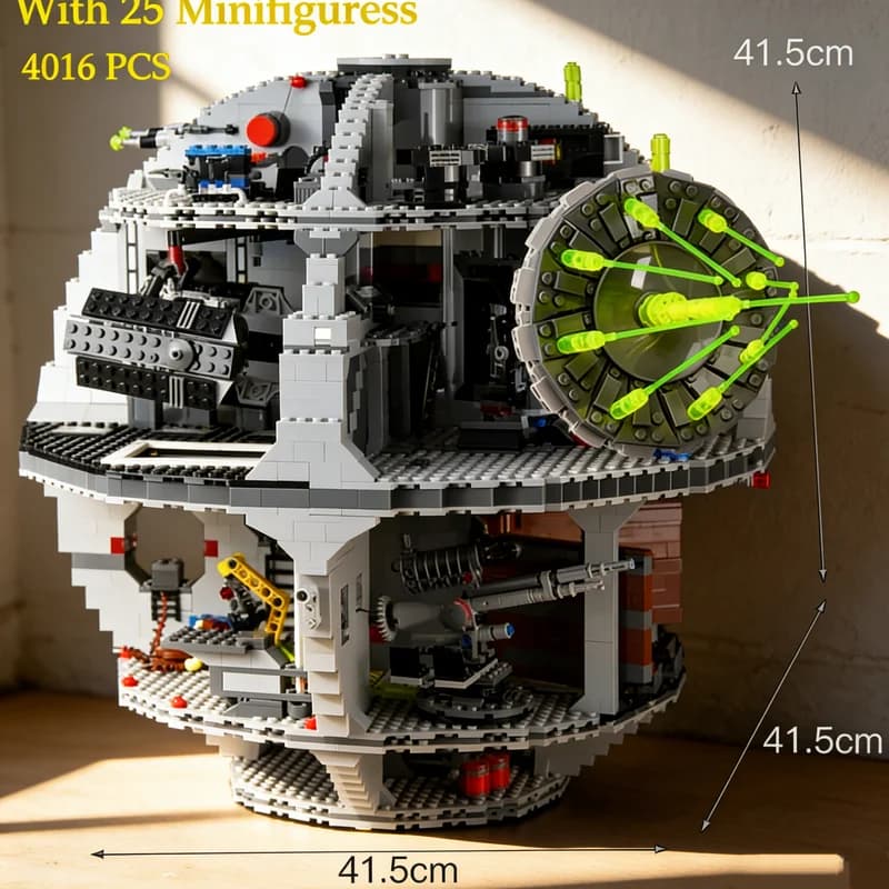 4016pcs DS3 Great Ultimate Building Blocks Bricks Model Compatible 75159 Education Toys for Birthday Party Gifts