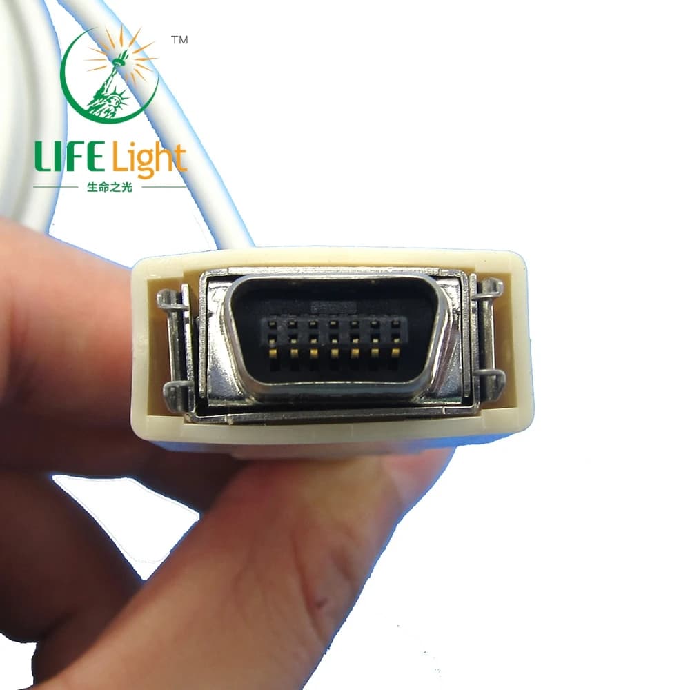 Reusable SPO2 Sensor Compatible with Mediana Colin, Nelcor Monitor, for Oxygen Saturation Monitoring in the Blood with Pulsossimeter