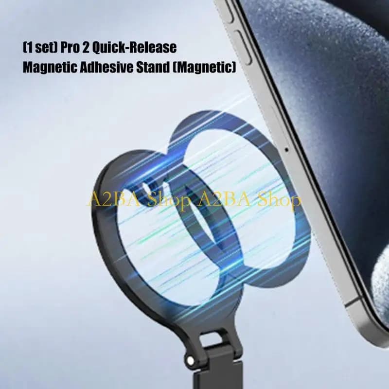 Supporto magnetico in lega alluminio A2BA per fotocamere AcePro2 e supporto per telefono dotato meccanismo sgancio per