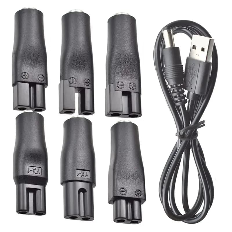 Cavo di alimentazione USB 5V di ricambio M04K (7 pezzi) per tagliacapelli elettrici, regolabarba, rasoi, strumenti di bellezza