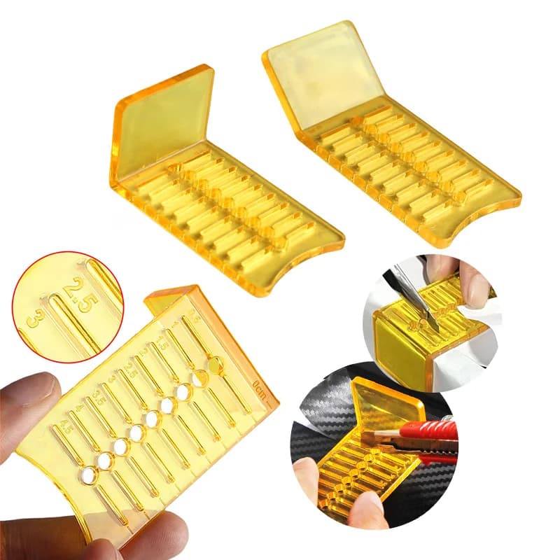 ​Plastic Cut Aid Tool Car Vinyl Wrapping Squeegee Sticker Decal Film Mark Scraper Window Tint Sign Making with angle 140 ° 90°