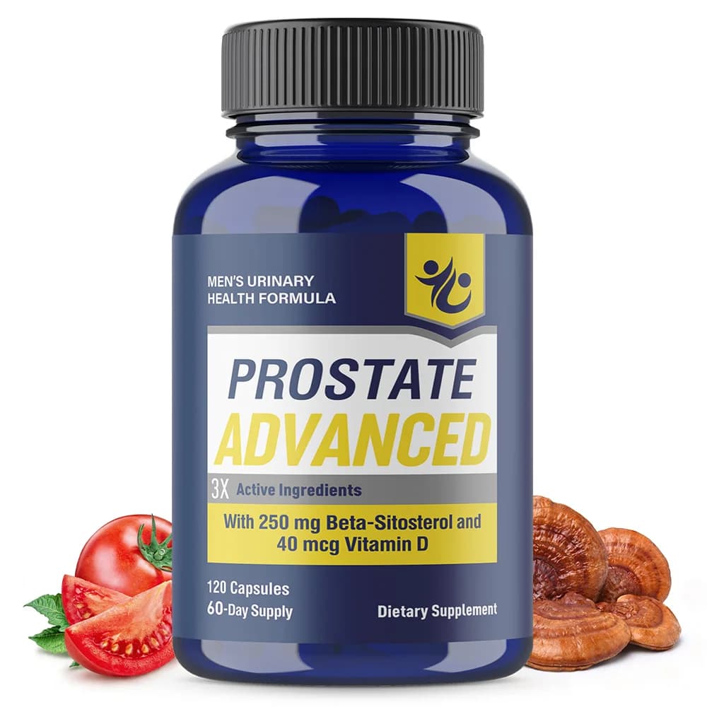 Advanced Prostate Supplement for Men - Supports Bladder, Urinary & Prostate Health with Beta-Sitosterol, Reishi, Vitamin D
