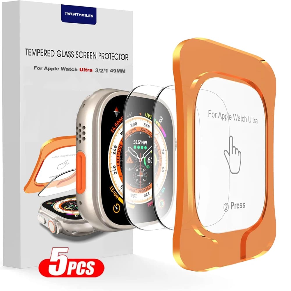 Vetro temperato per Apple Watch Ultra 1/2/3 49mm con strumento di allineamento protezione schermo per iWatch Ultra 1 2 3 49mm Accessori2030