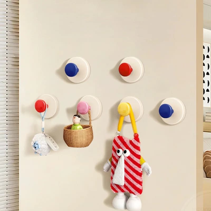Gancio per accappatoio creativo color caramello Gancio per vestiti da bagno in ABS Gancio per asciugamani Chiave speciale Cappello Appendiabiti per borsa Appendiabiti per bagno