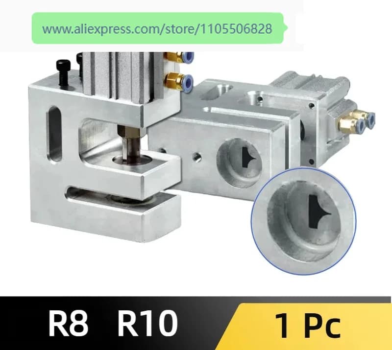 1Pc R Angle Pneumatic Hole Puncher For Bag Making Machine R8/R9 Angle Punching Plastic Bags
