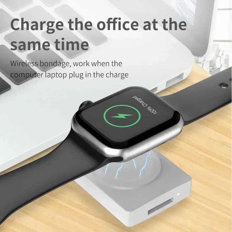 2 in 1 Magnetic Wireless Charger with TF SD Card Reader USB Adapter High Efficiency Chip Fast Charging Waterproof Fireproof