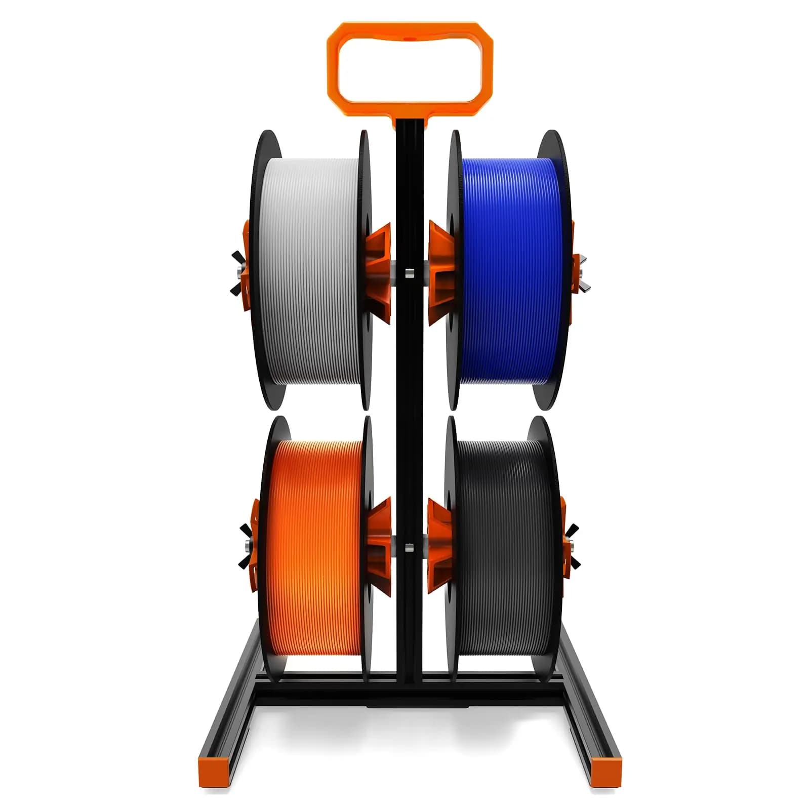 YOOPAI thread holder with orange handle suitable for all reels of any size for PLA/PETG/ABS/TPU/Nylon/Other 3D printing materials