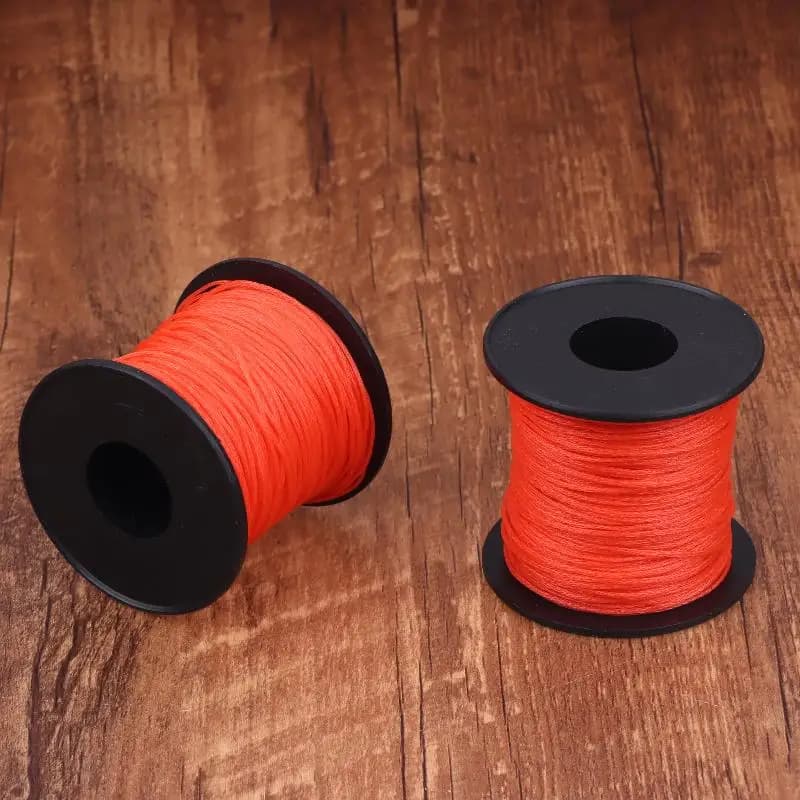 Filo da costruzione rosso multiuso da 50 m, resistente all'usura, per giardinaggio, artigianato, arrampicata, escursionismo, campeggio