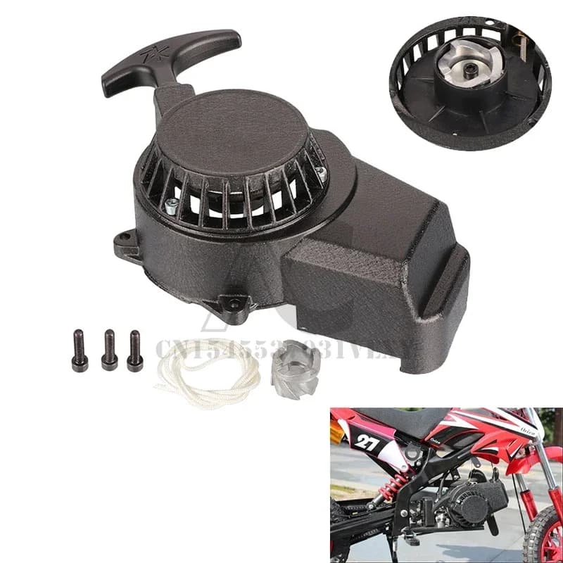 Easy pull starter+aluminum core+starting pull rope for mini pocket bike ATV quad bike 47cc 49cc 50cc dirt bike recoil