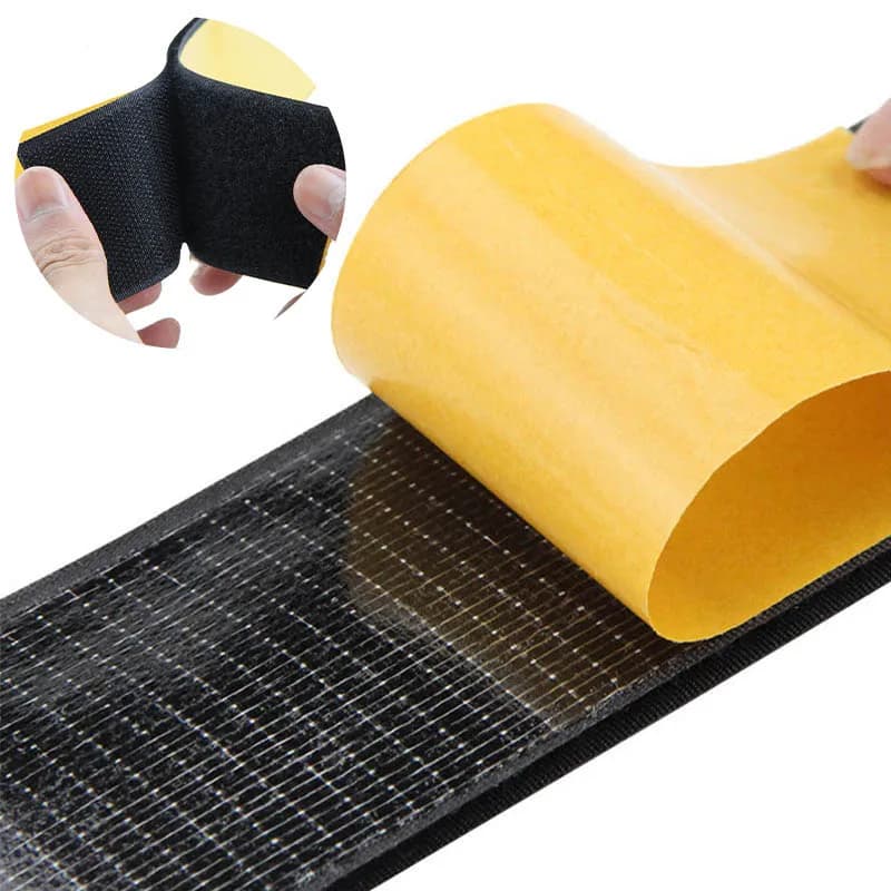 Nuovo nastro di Base in tessuto a rete resistente nastro di fissaggio autoadesivo Hook Loop Traceless Home Car Magic Sticker 20/25/30/38/50mm
