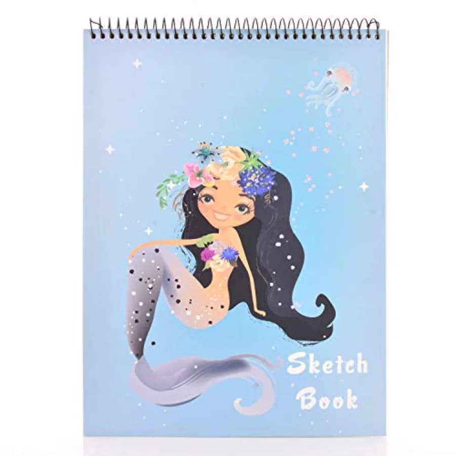 Sketch Book, 8"X11.5" 100 Pages 110gsm,Spiral Bound Artist Sketch Pad, Durable Acid Free Sketchbook for Painting, Sketching or
