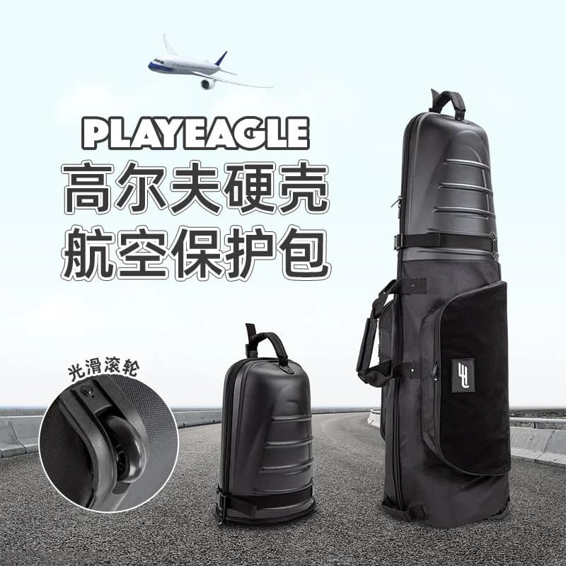 Borsa da viaggio rigida per attrezzatura da golf PlayEagle, unisex, per trasporto aereo, bestseller