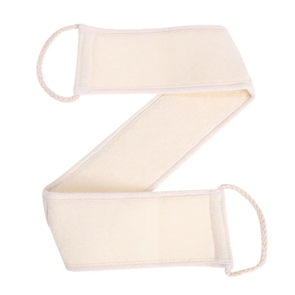Scrubber per la schiena in luffa per uomini e donne, pulizia profonda, scrubber per il luffa, rilassa il tuo corpo, bagno, doccia, scrubber esfoliante