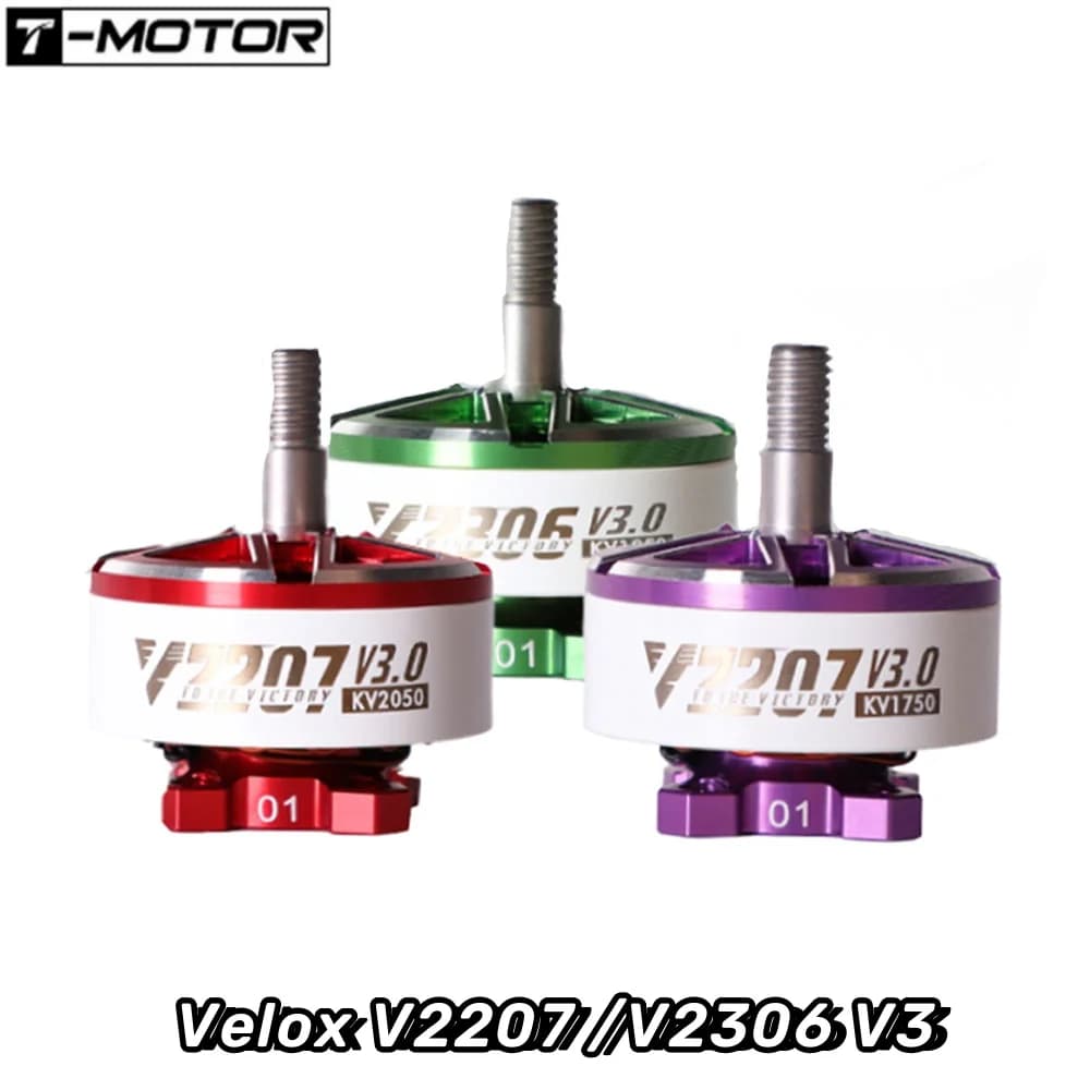4PCS T-Motor Velox V2207 /V2306 V3 1750KV 1950KV 2050KV 6S/2550KV 4S Motore Brushless per FPV Freestyle Droni Parti FAI DA TE