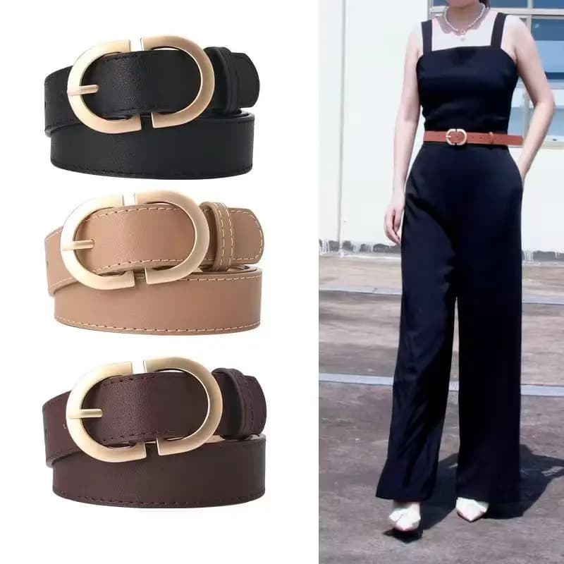 Cintura in vita da donna con fibbia singola alla moda in stile coreano – Abito decorativo casual e camicia Cinturino versatile