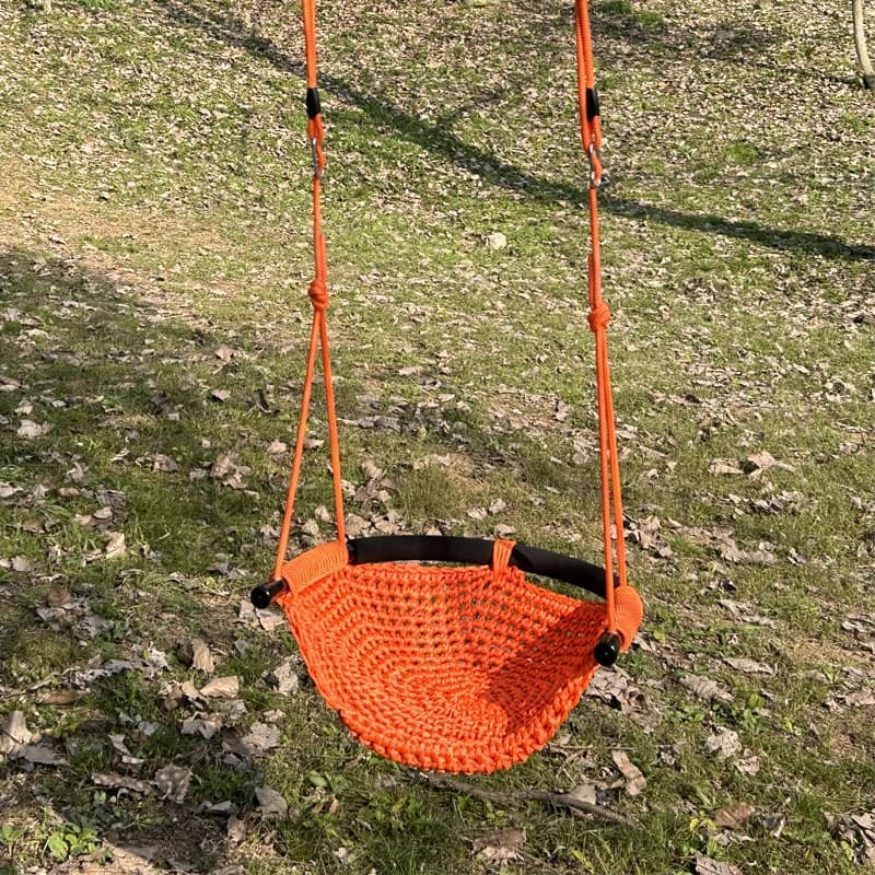 Portable Children's Garden Swing Chair Hanging Children's Asylum Chair Outdoor Small Swing Toy for Kids